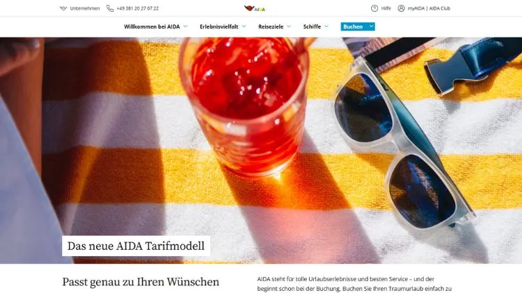 AIDA Tarifmodell ab Juli 2025 – Mehr Auswahl & Inklusives