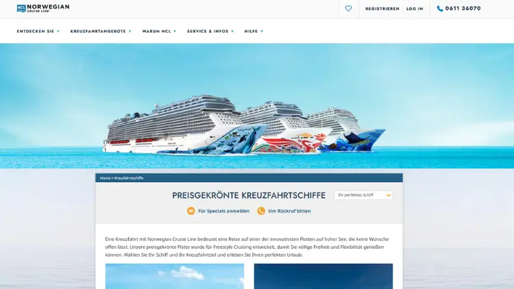Bester Monat für eine Norwegian Cruise Line Kreuzfahrt