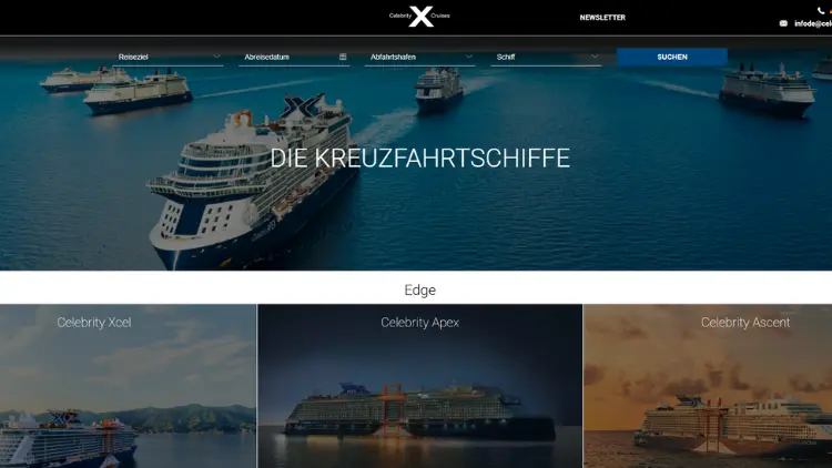 Celebrity Cruises – Anzahl der Schiffe im Überblick