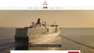 Cunard Kreuzfahrten – Schiffe, Routen & Reiseziele