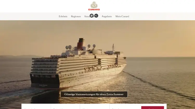 Cunard Kreuzfahrten – Schiffe, Routen & Reiseziele