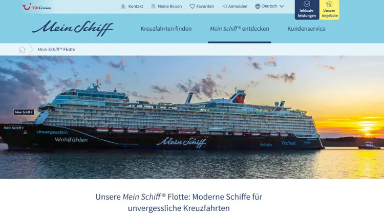 Mein Schiff (TUI Cruises) Kreuzfahrten & Erlebnisurlaub