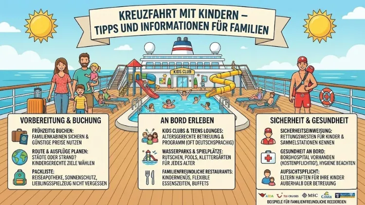 Kreuzfahrt mit Kindern – Tipps und Informationen für Familien